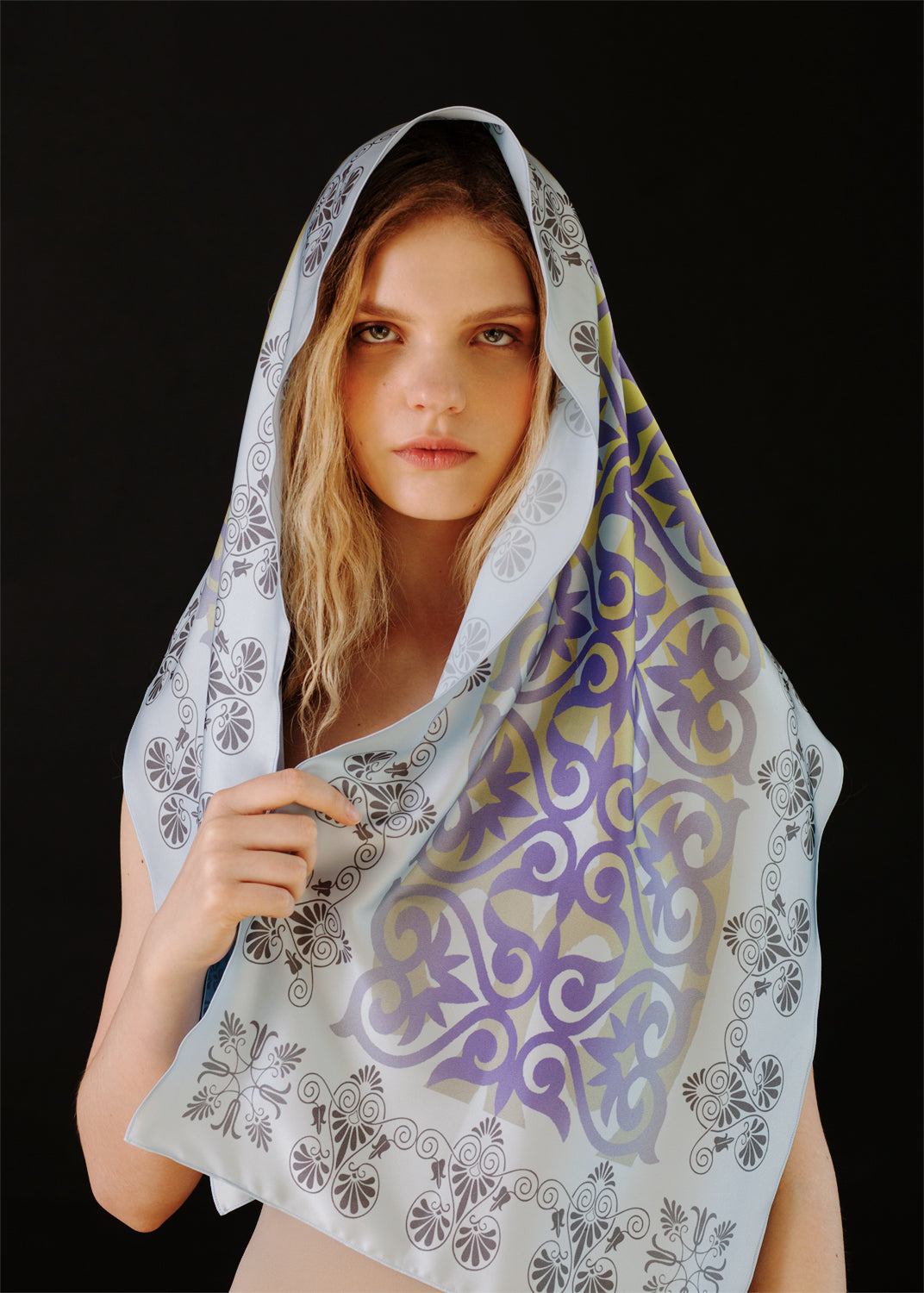Silk scarf Journey to Byzantium