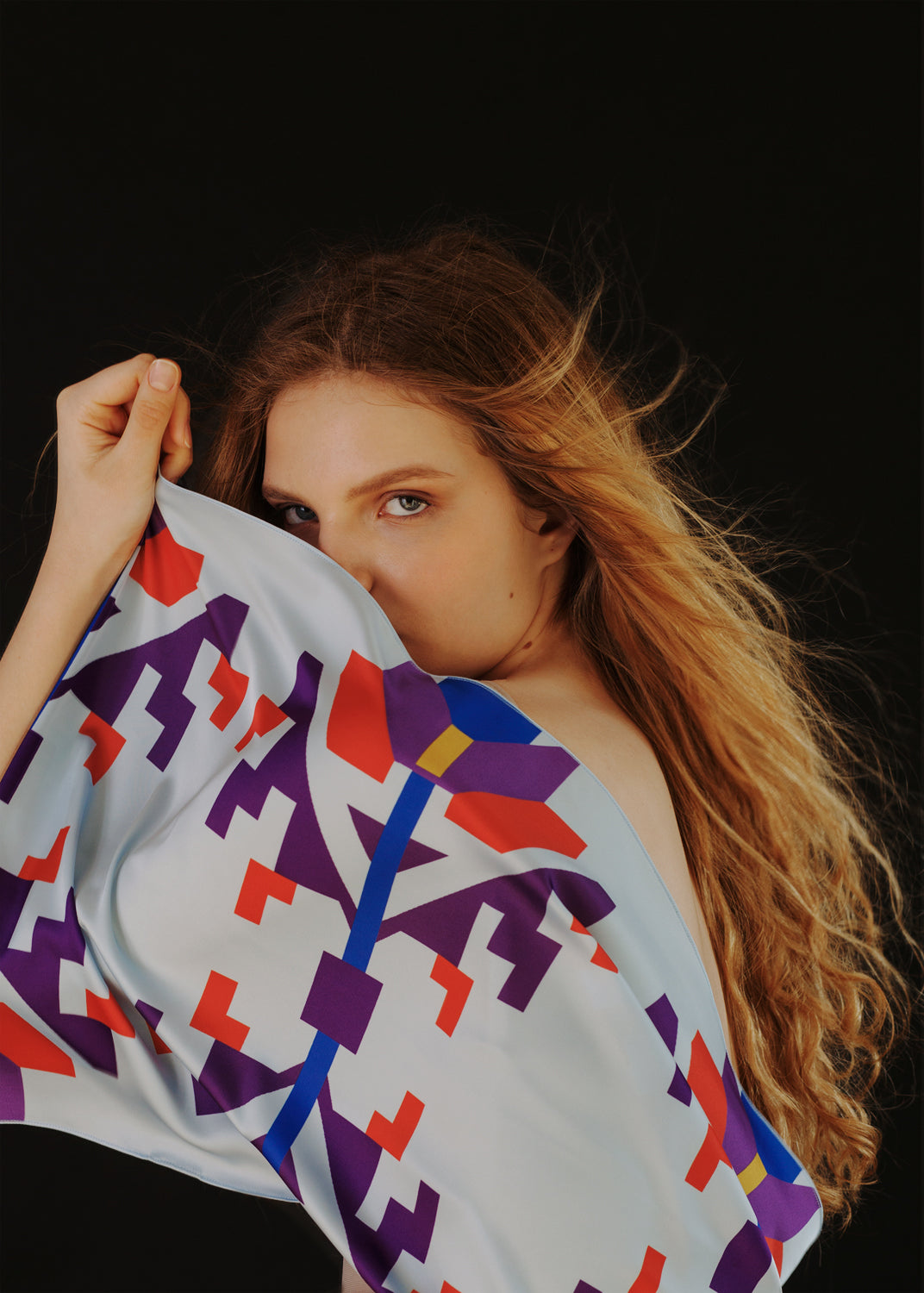Tree of Life Silk Shawl – Ukrainian Ethnic Scarf, Lightweight & Elegant