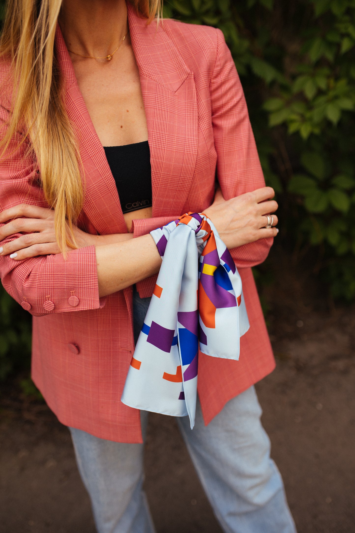 Tree of Life Silk Shawl – Ukrainian Ethnic Scarf, Lightweight & Elegant
