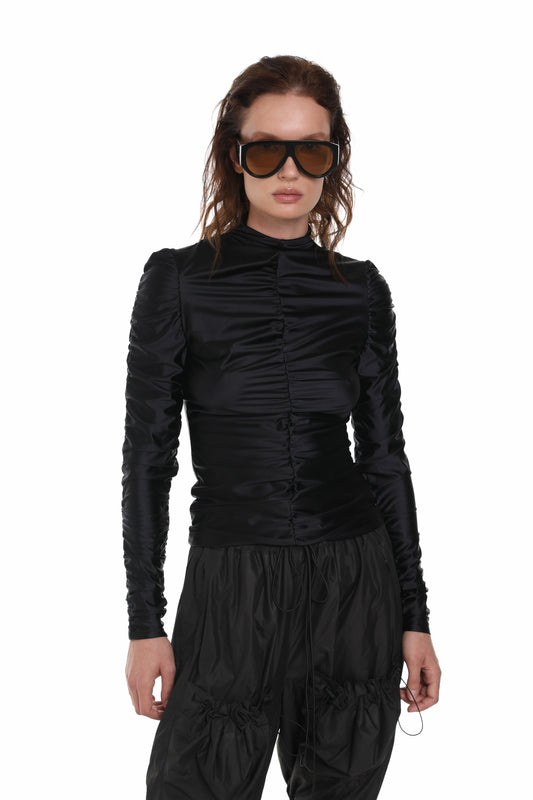 Чорний Urban лонгслів