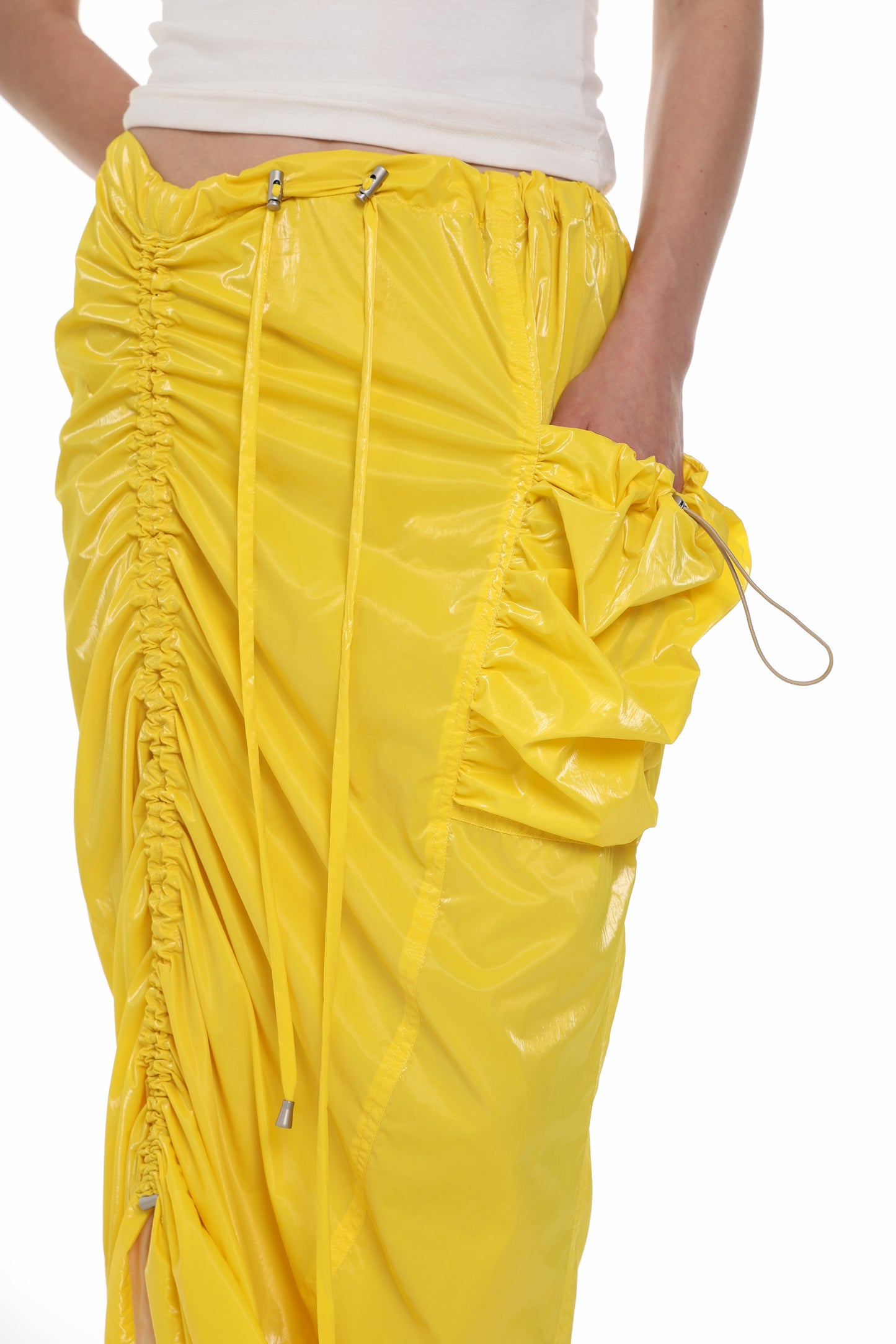 Унікальна жовта спідниця