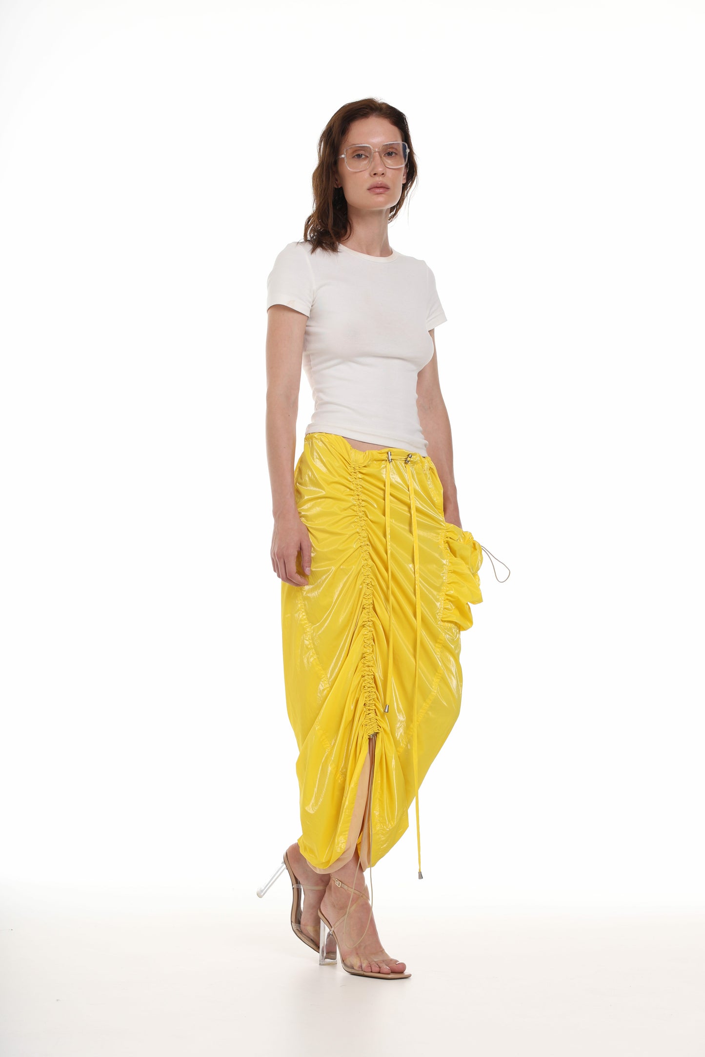 Унікальна жовта спідниця