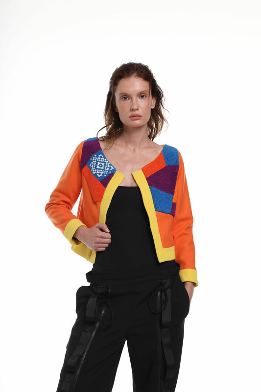 Мініпальто «Етнічний футуризм»