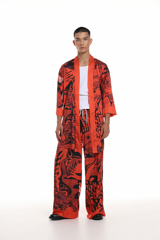 Костюм-кімоно з брюками «Джерело життя»