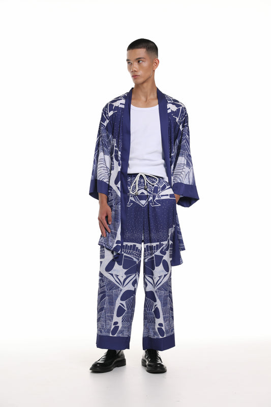 Костюм-кімоно з брюками «Жар-птиця та Жираф»