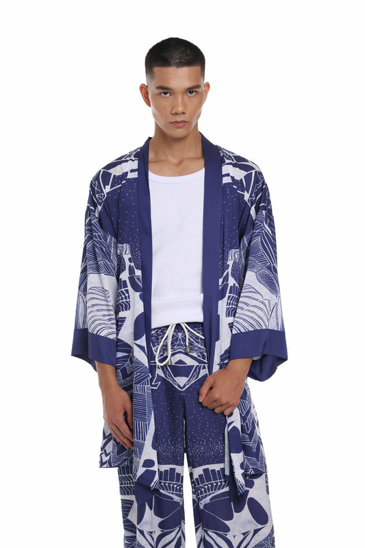 Костюм-кімоно з брюками «Жар-птиця та Жираф»