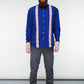Blue Cotton Shirt - History Lines Embroidery