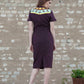 Chocolate Linen Blouse - Embroidered Star Accents
