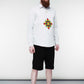 Grey Cotton-Silk Shirt - Magic Rhombus Embroidery