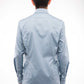 Light Blue Cotton Shirt - Artisan Embroidered for Him