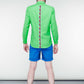 Light Green Cotton Shirt - Magic Rhombus Embroidery