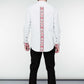 Light Grey Cotton Shirt - History Lines Embroidery
