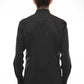 Men's Handmade Black Shirt - Textured Fabric Design