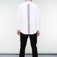 White Cotton Shirt - History Lines Embroidery